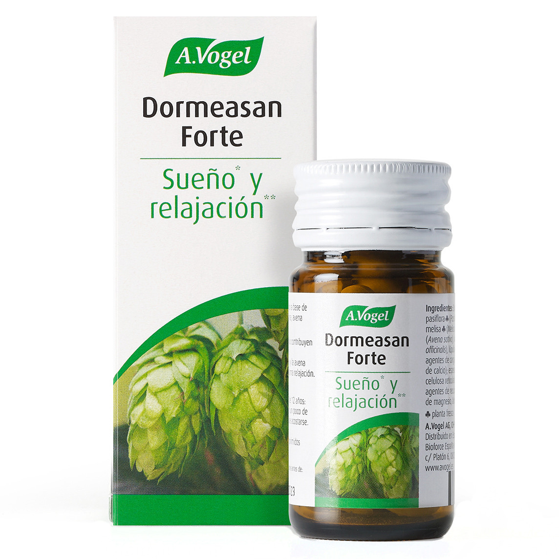 Imagen de A.Vogel suplemento alimenticio Dormeasan Forte para la conciliación del sueño 30 comprimidos