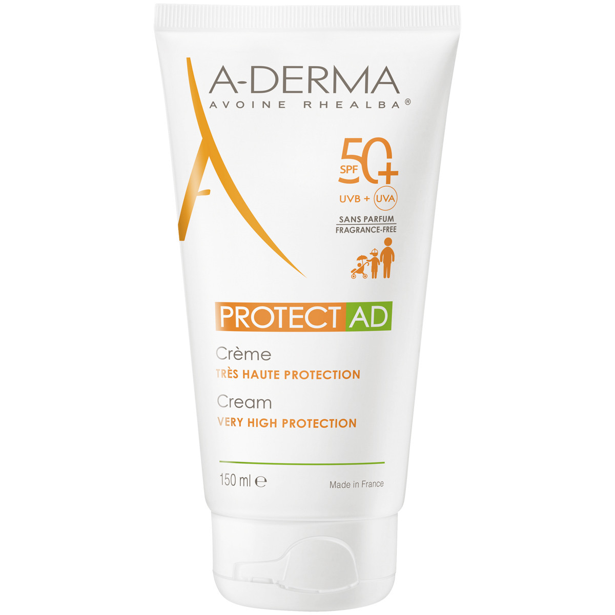 Imagen de Aderma Protect-ad piel atópica SPF-50+ 150ml