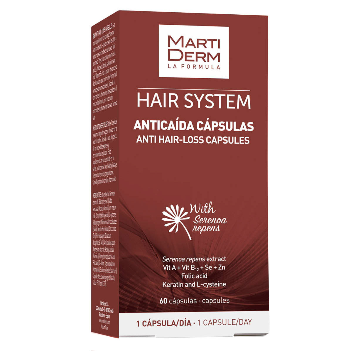 Imagen de MartiDerm Hair System Tratamiento Anticaída 60 cápsulas