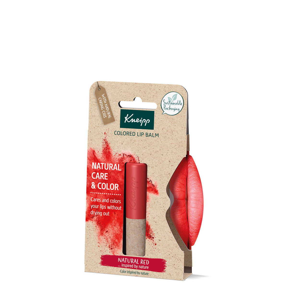 Imagen de Kneipp lip care natural red